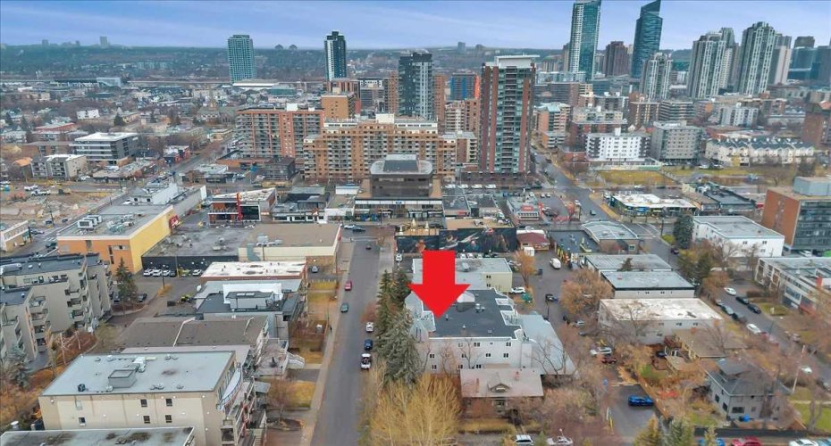 North view toward downtown. 14 street to the left.