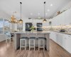 Expansive Kitchen Island