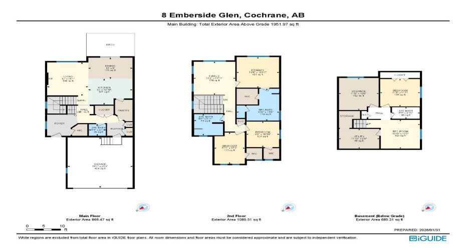 8 Emberside Glen, Cochrane, Alberta T4C2L6, 4 Bedrooms Bedrooms, ,4 BathroomsBathrooms,Residential,For Sale,Emberside,A2282601