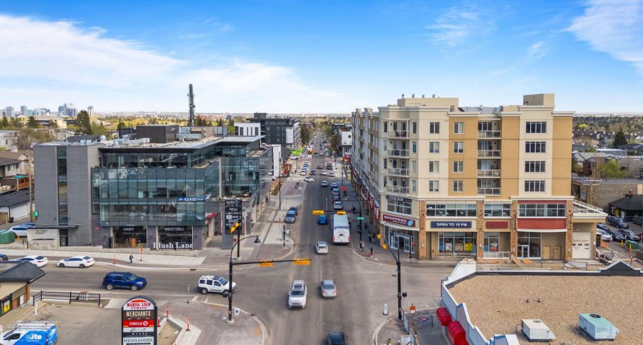 Marda Loop commercial is mere blocks away and the focus of major development projects