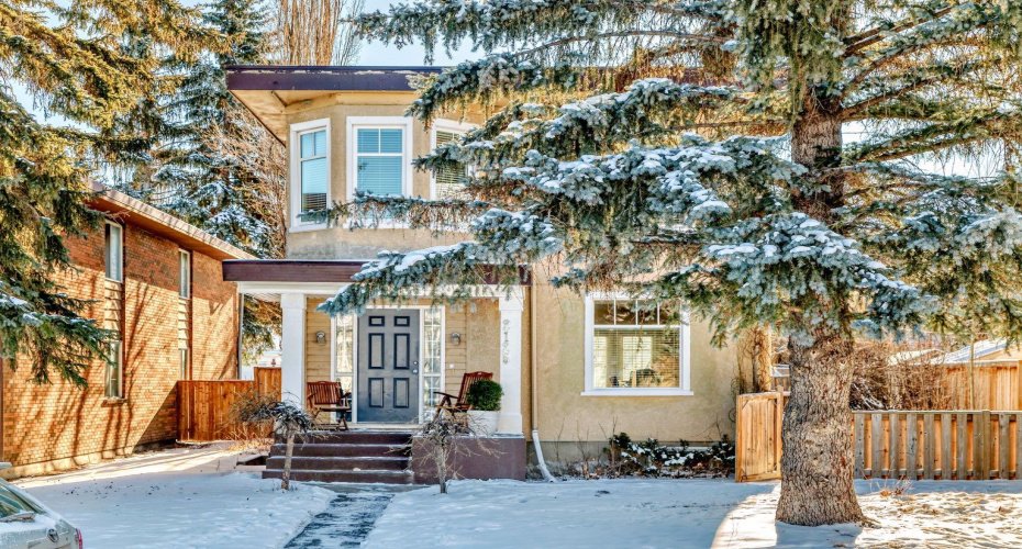existing home on 2 lots in Altadore