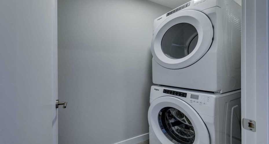 In-suite laundry