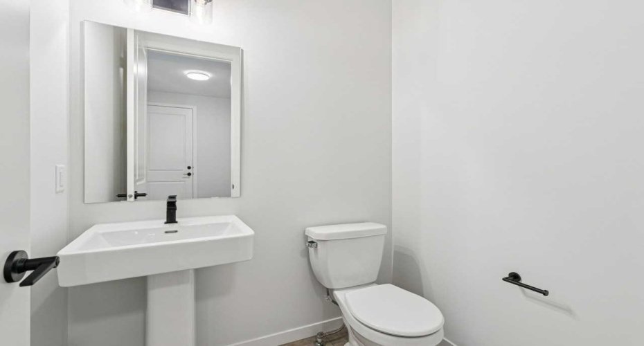 Main floor half bath
