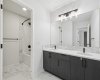 Main House shared upper bathroom