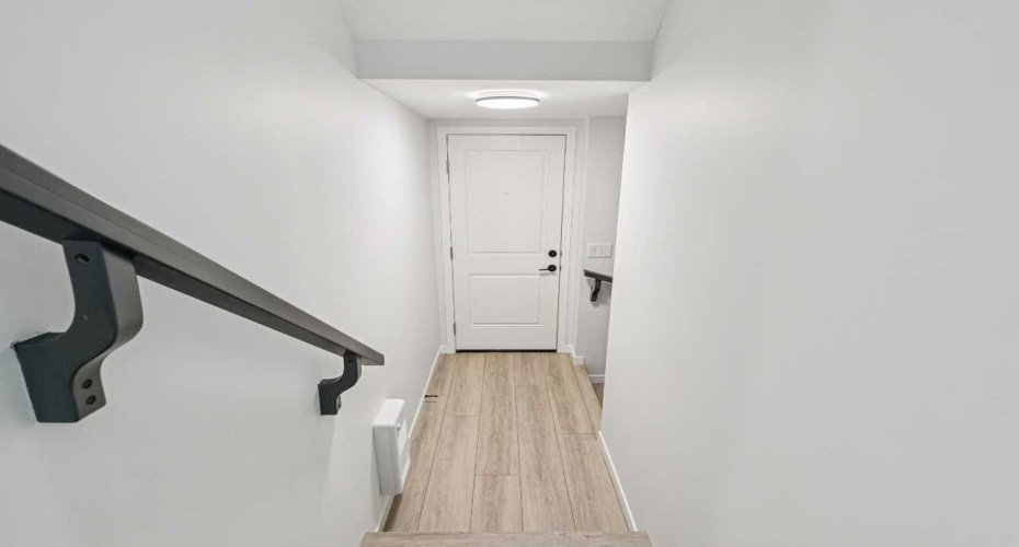 Main House Side Entry to Basement Legal Suite
