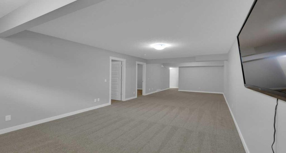 Comfortable finished basement