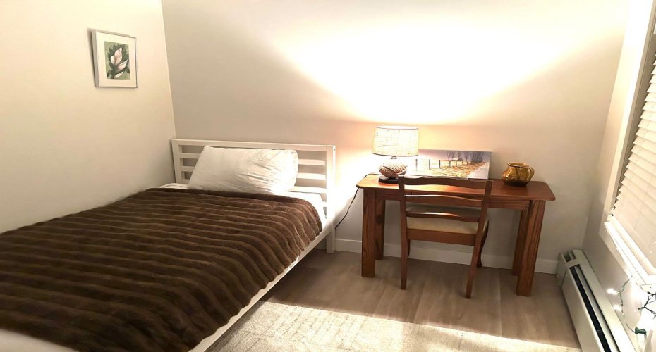 Den can potentially be used a guest bedroom!