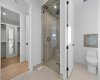 steam shower & water closet