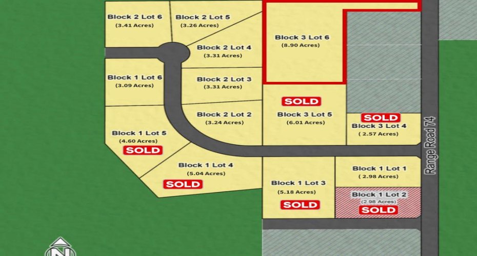 B3 L6 Range Road 74, Rural Grande Prairie No. 1, County of, Alberta T8W 5J8, ,Land,For Sale,Range Road 74,A2285308
