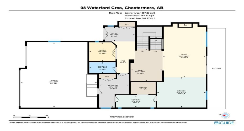 98 Waterford Crescent, Chestermere, Alberta T1X 3A2, 5 Bedrooms Bedrooms, ,5 BathroomsBathrooms,Residential,For Sale,Waterford,A2285472