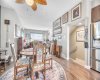 Dining area on main floor