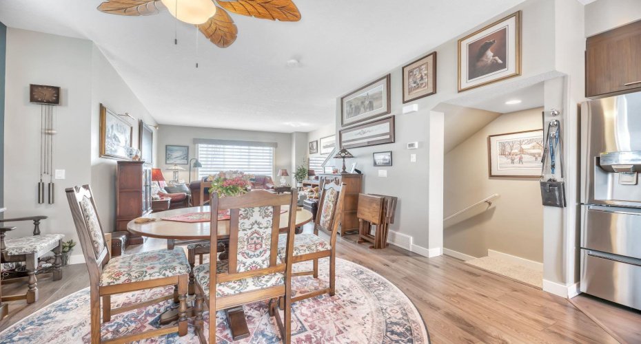 Dining area on main floor