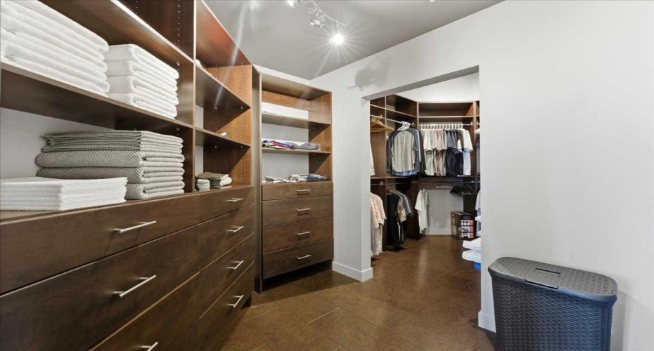 master closet  with California Closet built ins custom