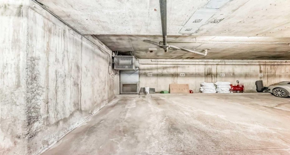 Heated, secured underground parking.  Nice to have a wall instead of a car on the one side.