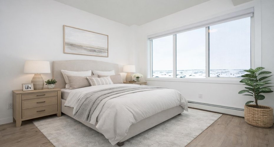 Virtually Staged Bedroom