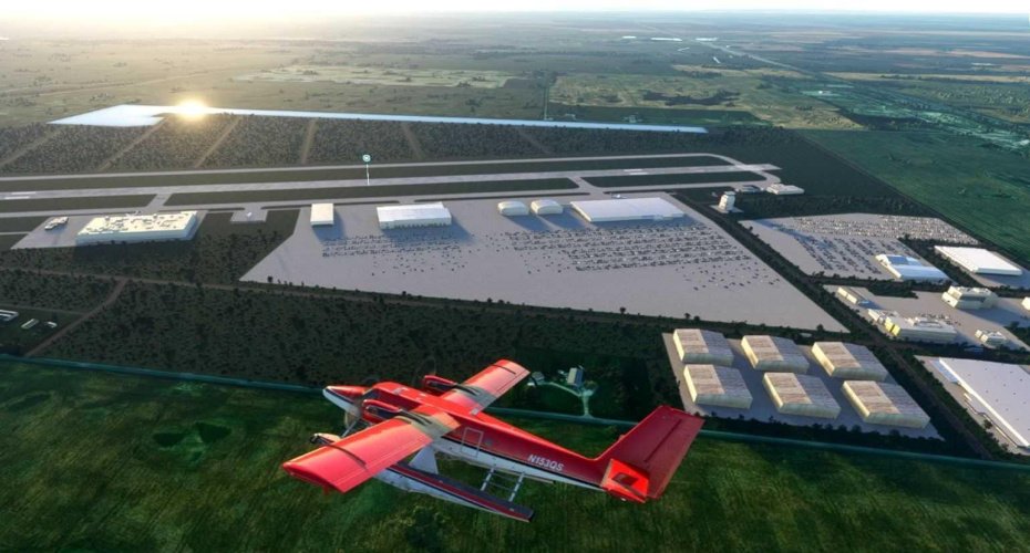 Future DeHavilland Field, 15km east