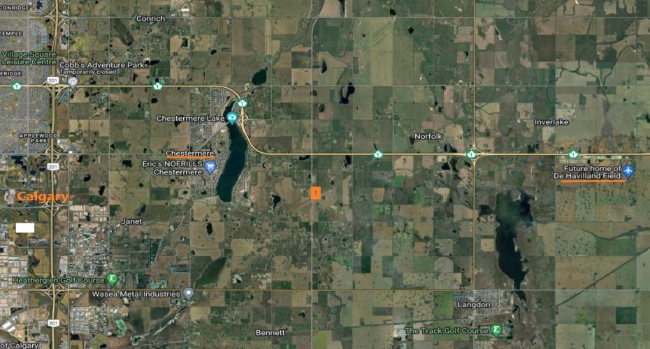 Surrounding area including De Havilland property and Calgary