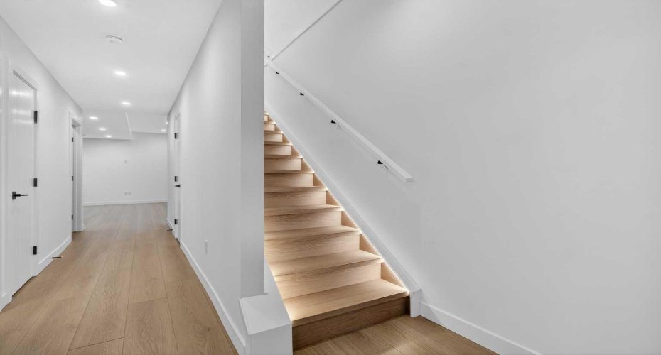 Basement LED Stair Lighting