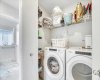 Laundry with Full Size Washer and Dryer