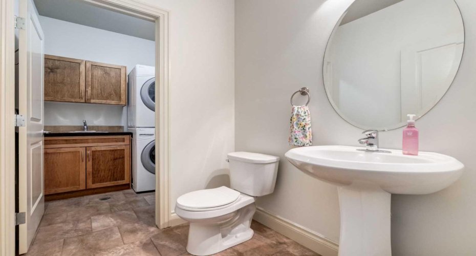Main floor half bath
