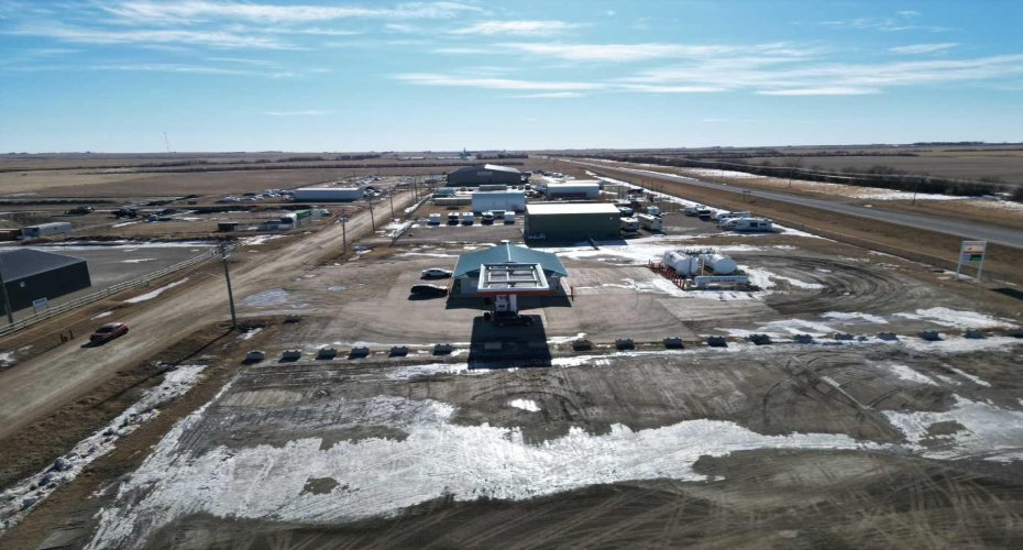 parking area and south side view