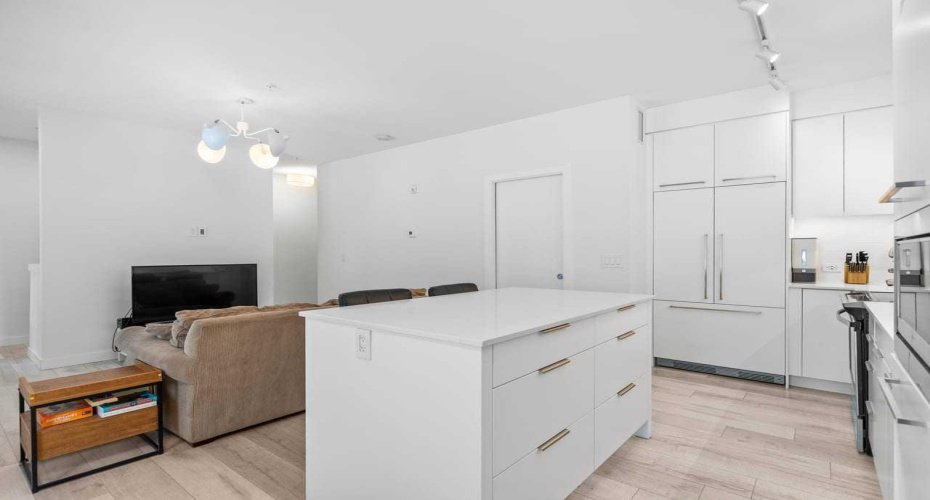 Center Island with drawers for storage