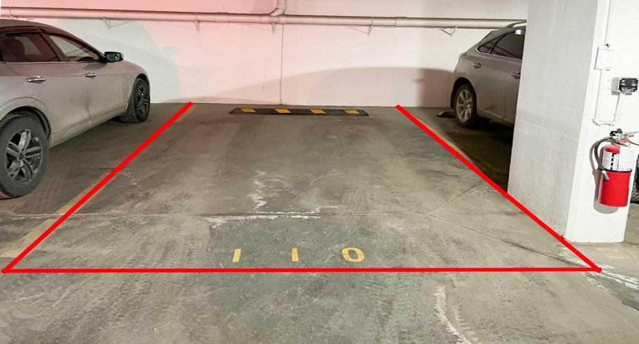 Underground Titled Parking Stall