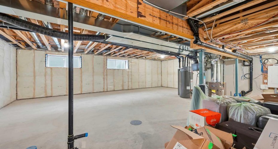 Unfinished basement