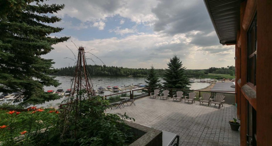 With outdoor patio to enjoy the lake views