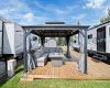 Deck is included - just bring your RV or park model!