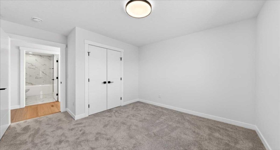 Bedroom with closet.
