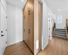 Mudroom with built ins.