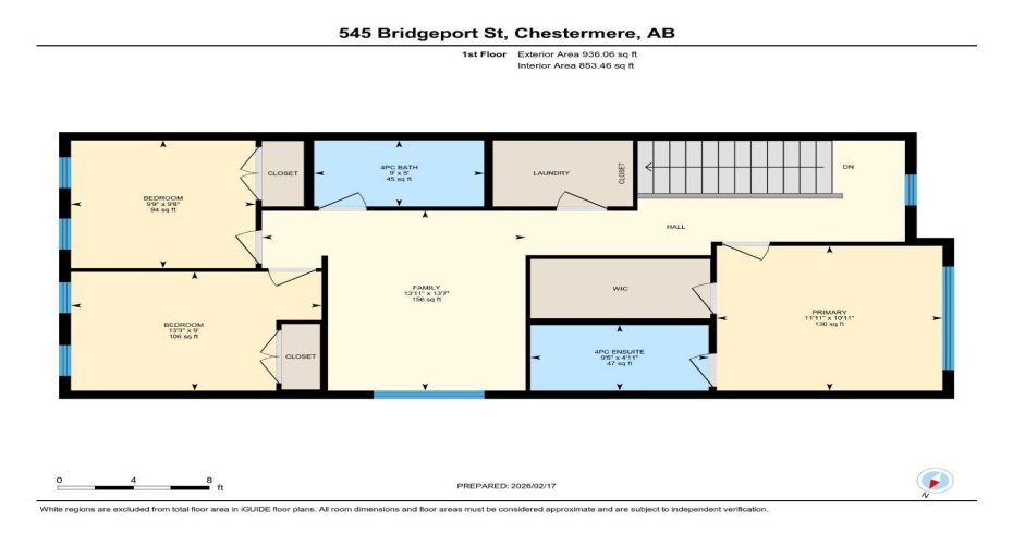 545 Bridgeport Street, Chestermere, Alberta T1X 3E1, 3 Bedrooms Bedrooms, ,3 BathroomsBathrooms,Residential,For Sale,Bridgeport,A2285499