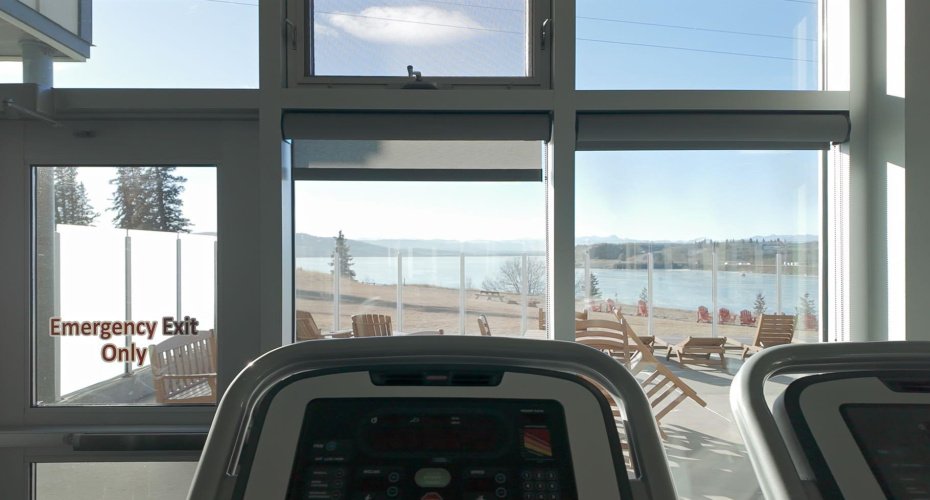 Fitness room views