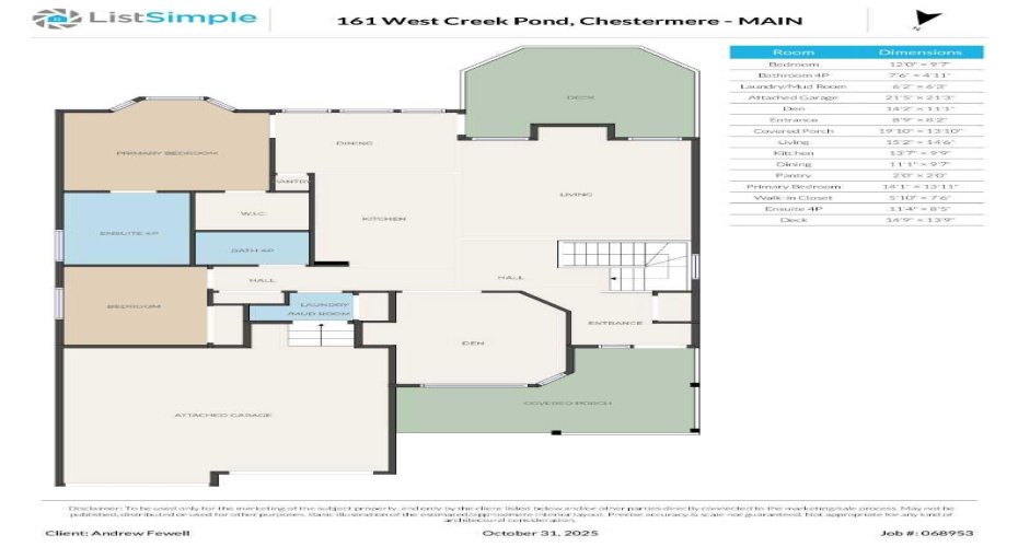 161 West Creek Pond, Chestermere, Alberta T1X 1H4, 3 Bedrooms Bedrooms, ,3 BathroomsBathrooms,Residential,For Sale,West Creek Pond,A2288835