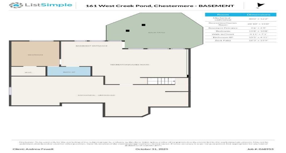 161 West Creek Pond, Chestermere, Alberta T1X 1H4, 3 Bedrooms Bedrooms, ,3 BathroomsBathrooms,Residential,For Sale,West Creek Pond,A2288835