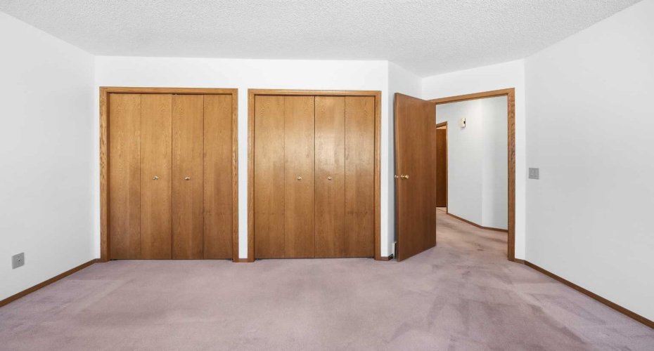 double closet in Bedroom 1