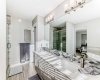 Primary enusite. Dual sinks with beautiful quartz countertops!