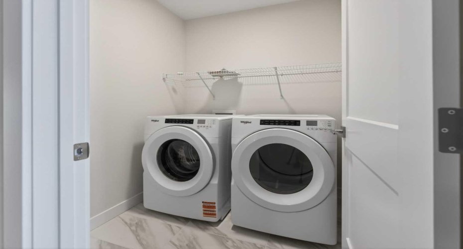 Second floor laundry