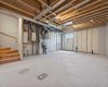 Basement has high ceilings