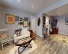 Sitting area in Basement