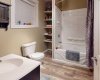 Basement bathroom