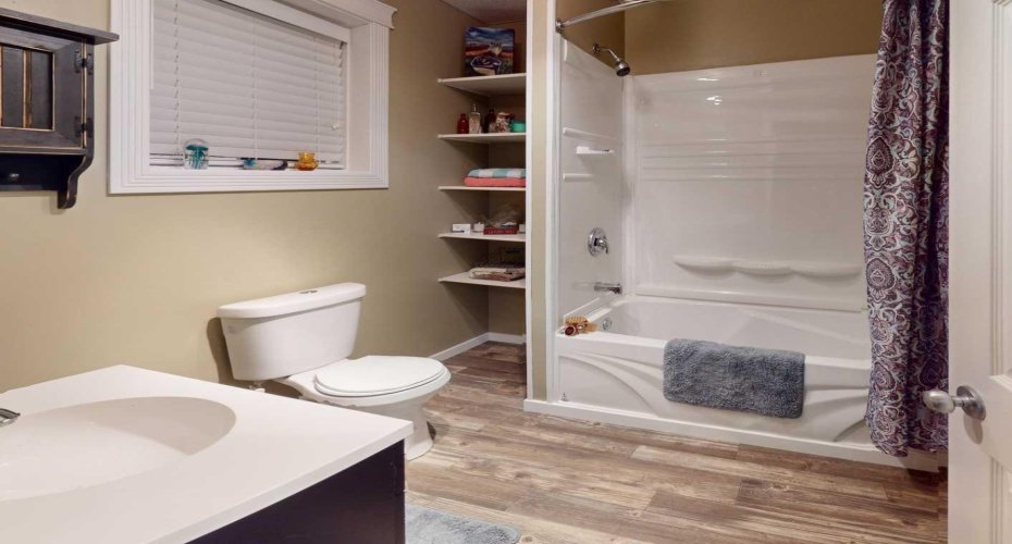 Basement bathroom