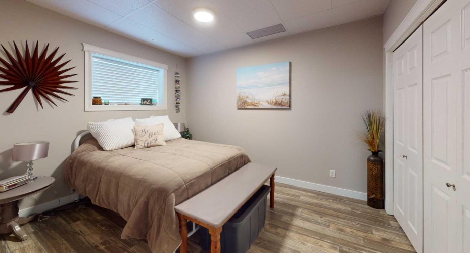 Basement bedroom