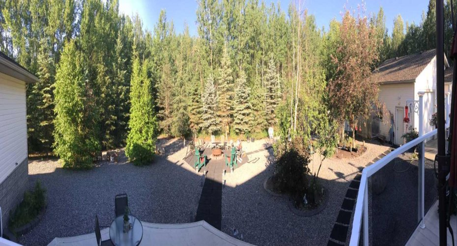 Back yard backs onto Crown land