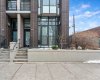 Corner townhome unit with a west and south facing patio space.