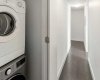 Convenient upper laundry.