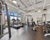 Staying in shape at the gym...