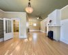 Living room to dining room view