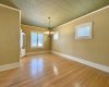 Spacious, bright dining area